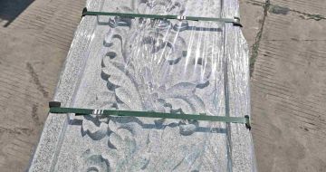 鞍山芝麻白别墅外墙雕刻版