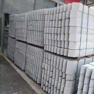 鞍山芝麻白树围石 树池