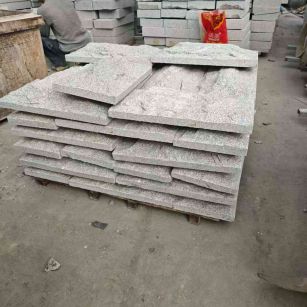 鞍山芝麻白蘑菇石，自然面