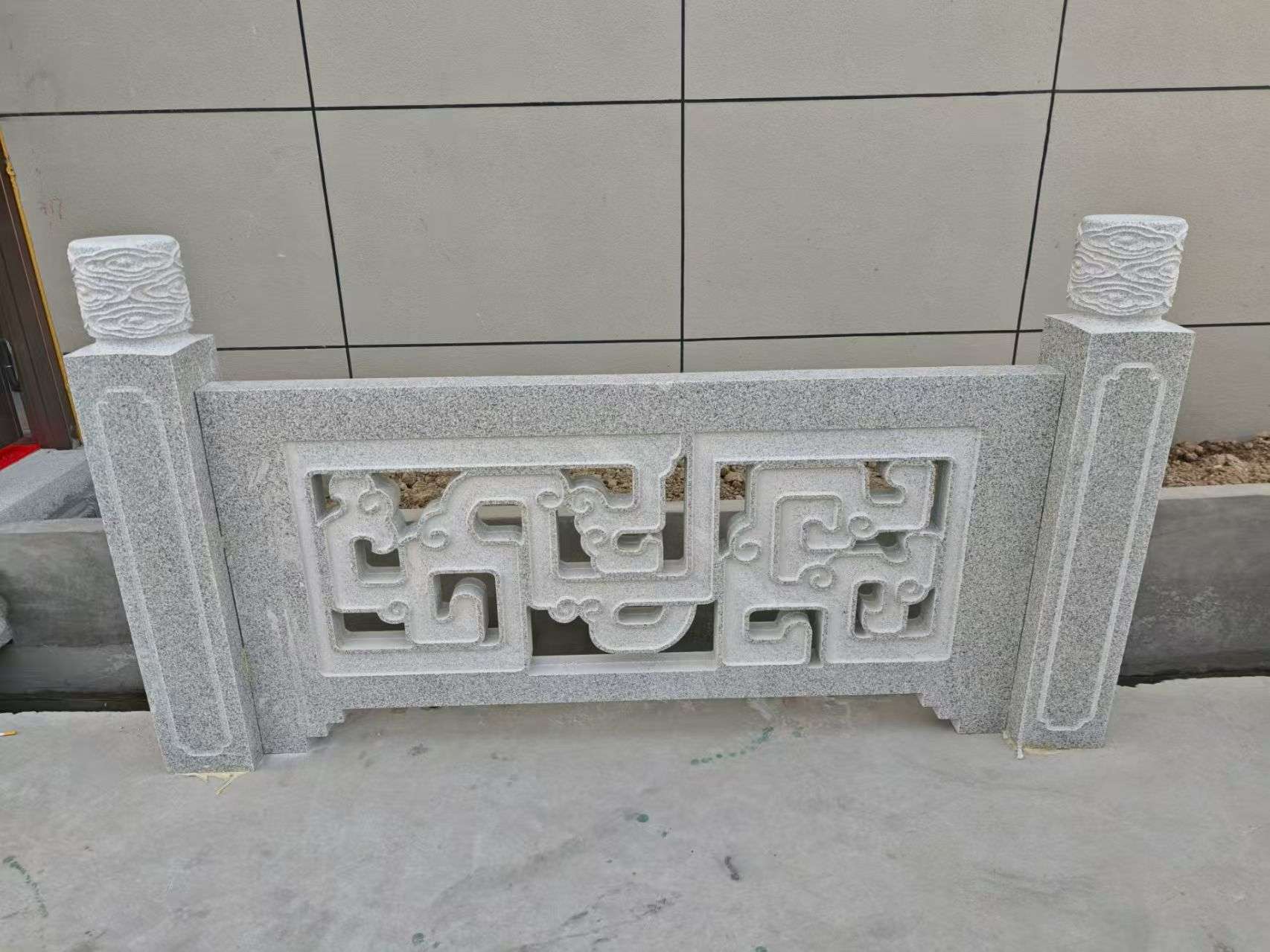 鞍山芝麻白河道栏杆 桥栏杆